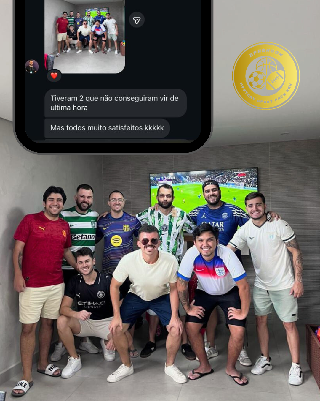 PACK EM GRUPO⚽🎮 | Camisas de Futebol Misteriosas para Abrir com Amigos