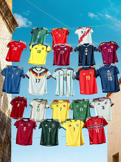 PACK SELEÇÕES FC ⚽ | EDIÇÃO LIMITADA - 1 camisa de Seleção Misteriosa Lacrada
