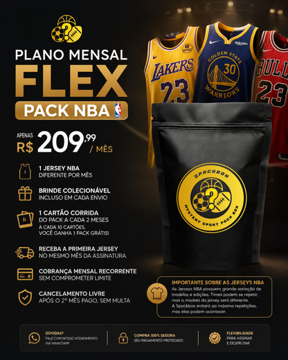ASSINATURA | PACK NBA 🏀 — 1 Jersey Basquete Misteriosa Lacrada diferente todo mês