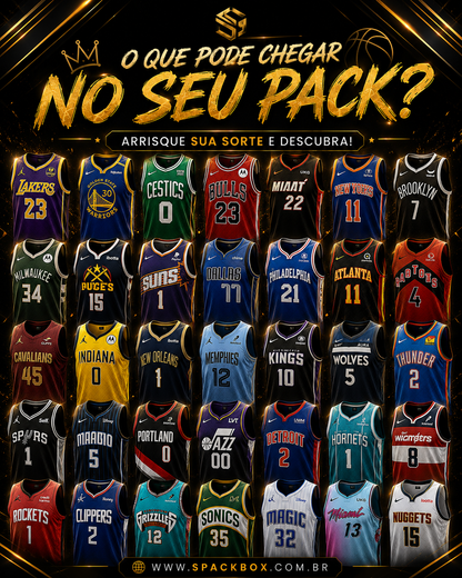 ASSINATURA | PACK NBA 🏀 — 1 Jersey Basquete Misteriosa Lacrada diferente todo mês