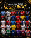 ASSINATURA | Pack Surpresa FC ⚽  — 1 Camisas de Futebol Misteriosa Lacrada diferente todo mês